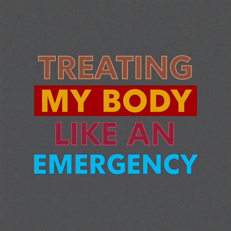 The Day I Stopped Treating My Body Like an Emergency